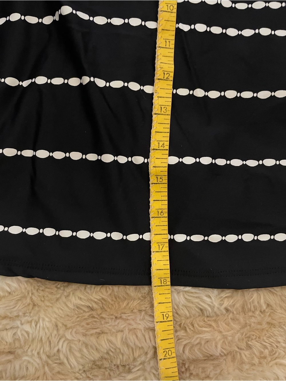 La Blanca City Lights Tankini Swimsuit Top in Black and White Size 16 Like New! - Picture 14 of 14